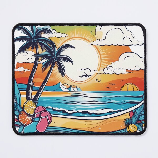 Item preview, Summer beach designed and sold by Wubimonkey.