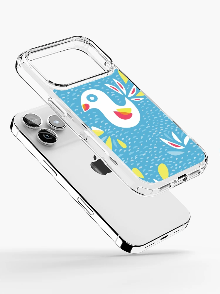 Thumbnail 2 of 5, iPhone Case, Abstract Bird In Spring designed and sold by Boriana Giormova.