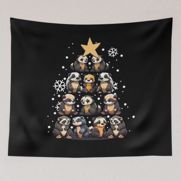 Item preview, Honey Badger Christmas Tree  designed and sold by jbird1979.