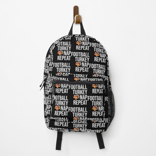 Item preview, Football Turkey Nap Repeat Thanksgiving designed and sold by ArtMeetsPizza.