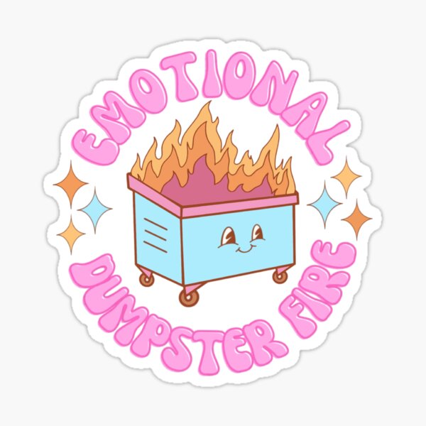  MAIANEY (3 Pcs) We're All in This Together Sticker Funny  Dumpster Fire Sticker Dumpster Fire Meme Stickers Garbage Fire Trash Fire  Humor Dumpster Fire Gift Decorations Laptop Bottle Window Car 3x4 