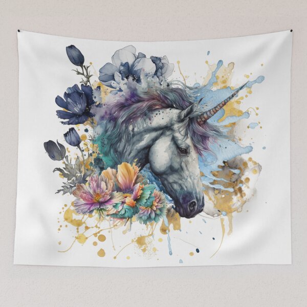Item preview, Watercolor Unicorn  designed and sold by Velvet Rebel Studios .