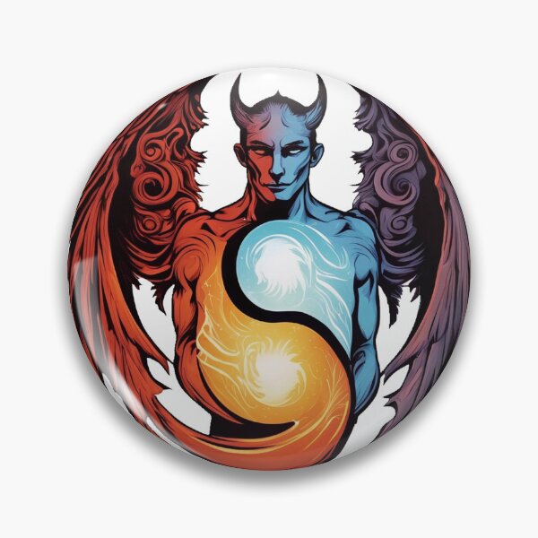 Item preview, The Fusion of an Angel and a Demon designed and sold by Wubimonkey.