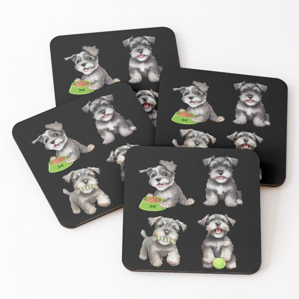 Aperçu de l'œuvre Schnauzers miniatures créée et vendue par TheAnimalZ00.