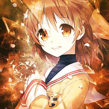 Clannad anime poster Nagisa Furukawa Art Print for Sale by wazzaah