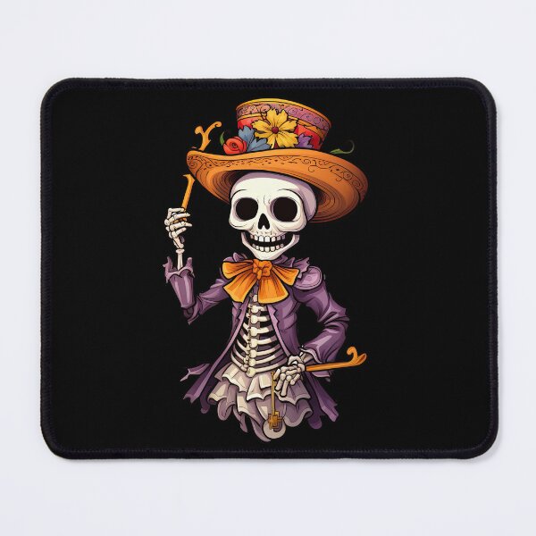 Item preview, Halloween Skeleton in The Style of Folk Art designed and sold by eyestetix.