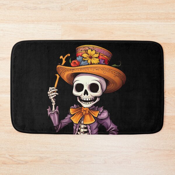 Item preview, Halloween Skeleton in The Style of Folk Art designed and sold by eyestetix.