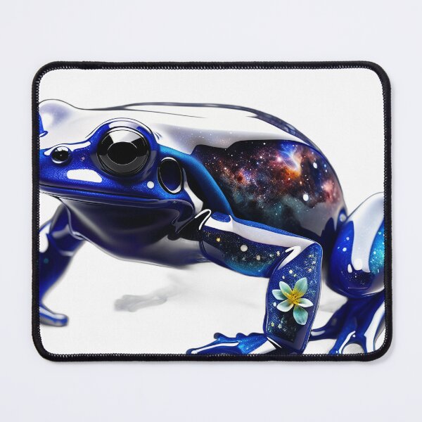 Item preview, Glass space and flowers dart frog designed and sold by KenVulf.