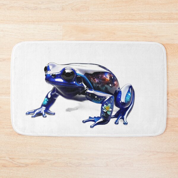 Item preview, Glass space and flowers dart frog designed and sold by KenVulf.