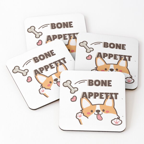 Item preview, Animal Pun Dog Bone Appetit designed and sold by bububabuinc.