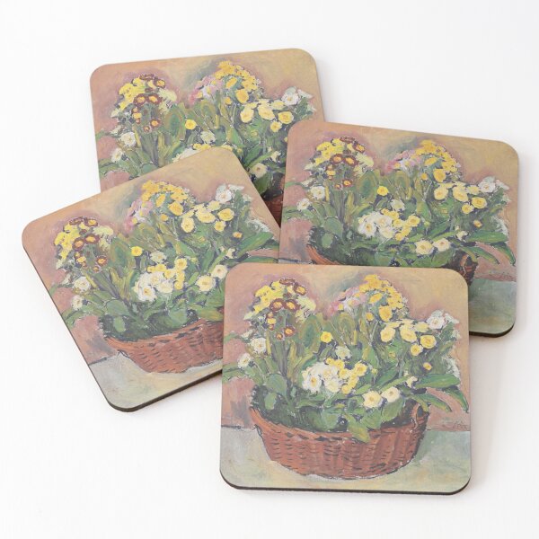 Item preview, Koloman Moser, Primroses in a Basket designed and sold by NouveauEra.