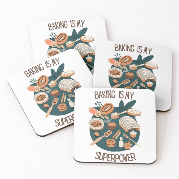 Item preview, Baking Is My Superpower -baked with love designed and sold by vaggleTown.