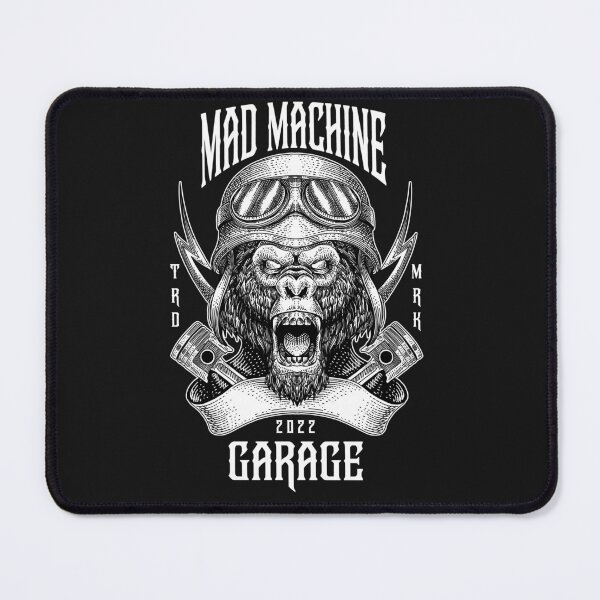 Item preview, Mad Kong Machine Illustration Logo designed and sold by WOLForDEER.