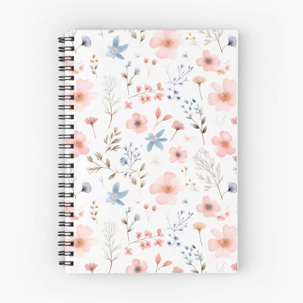 Item preview, Pink and Blue Springflower Watercolor Pattern designed and sold by Haevichi.
