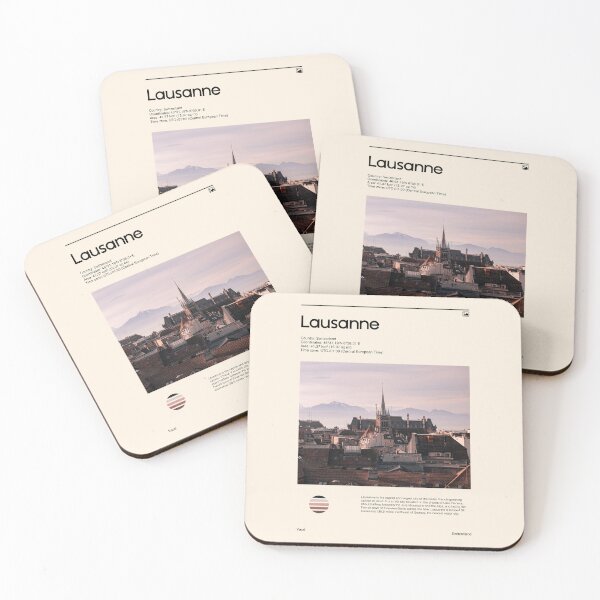 Item preview, Visit Lausanne, Switzerland (Travel poster) designed and sold by RabbitK.