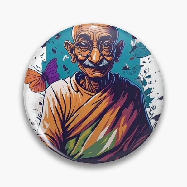 Item preview, Mahatma Gandhi designed and sold by MundoDISARE.