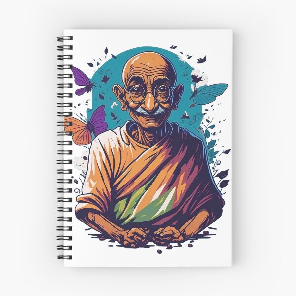Item preview, Mahatma Gandhi designed and sold by MundoDISARE.