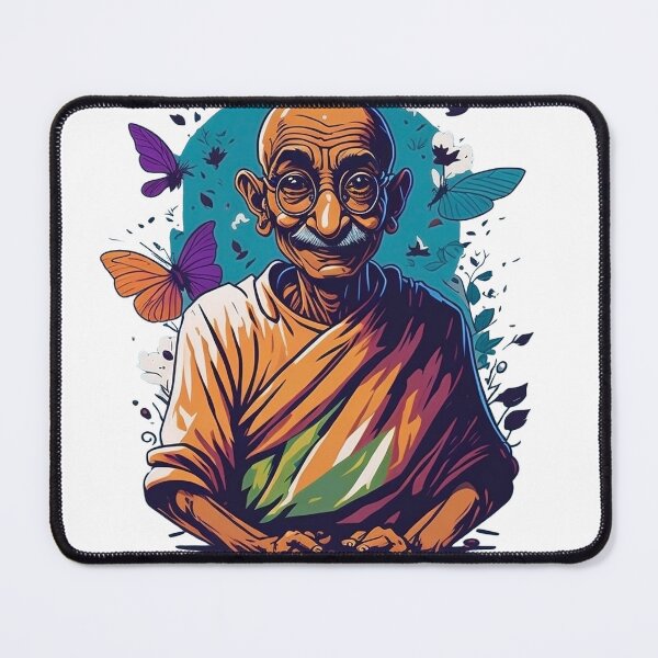 Item preview, Mahatma Gandhi designed and sold by MundoDISARE.