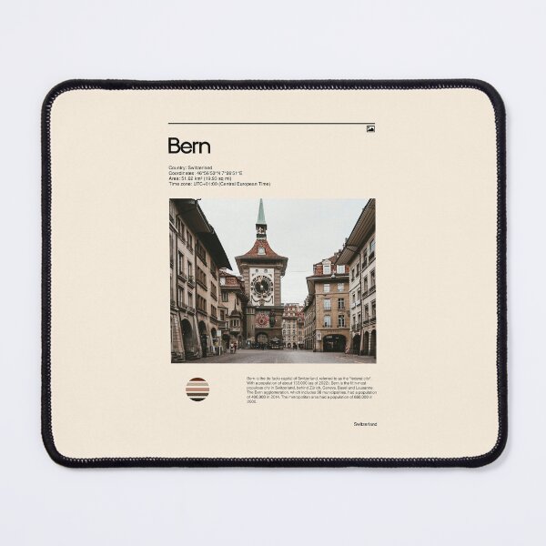 Item preview, Visit Bern, Switzerland (Travel poster) designed and sold by RabbitK.