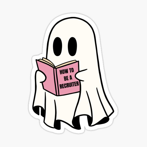 Item preview, For Recruiters with a Sense of Humor - Ghost, Ghosting, BOO, funny designed and sold by tshirts1138.