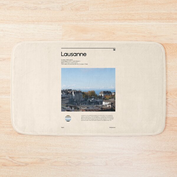 Item preview, Visit Lausanne, Switzerland (Travel poster) designed and sold by RabbitK.
