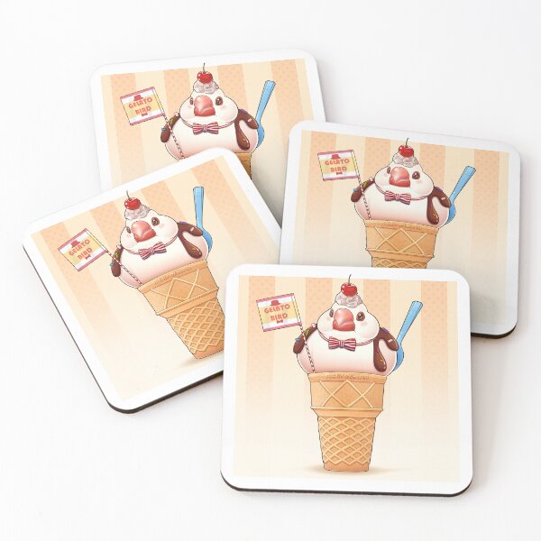Item preview, Java Finch Ice Cream Cone designed and sold by Maryoshi-143.