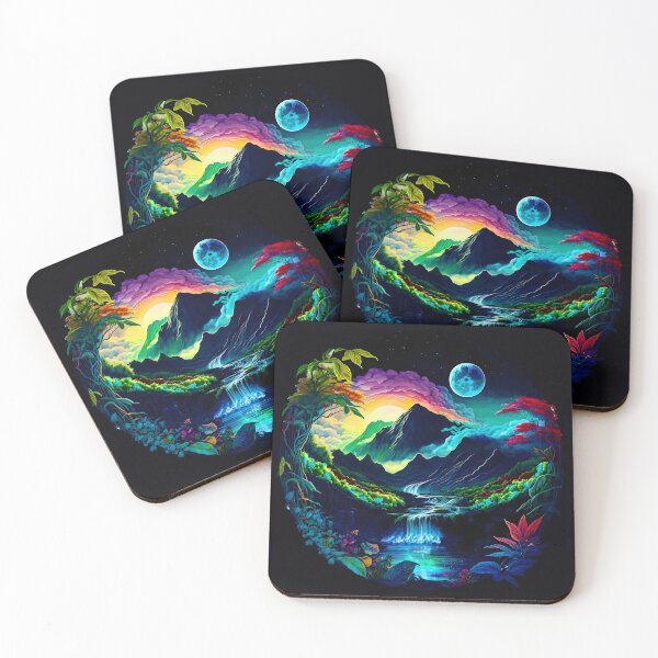 Item preview, Otherworld Series | Day and Night | Colorful Nature Aesthetic | Observable Universe designed and sold by Picasso-Prime.