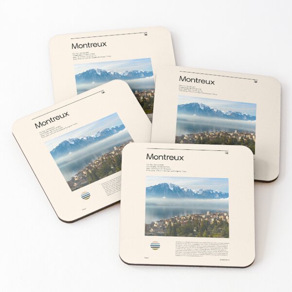 Item preview, Visit Montreux, Switzerland (Travel poster) designed and sold by RabbitK.