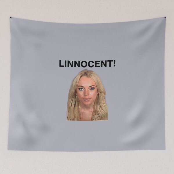 Item preview, Lindsay Lohan 'Linnocent!' mugshot designed and sold by joeychol.
