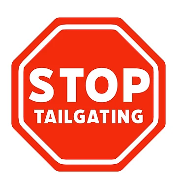 Artwork thumbnail, Stop tailgating by Rachel the Artist