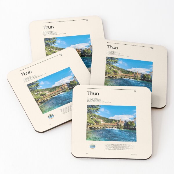 Item preview, Visit Thun, Switzerland (Travel poster) designed and sold by RabbitK.