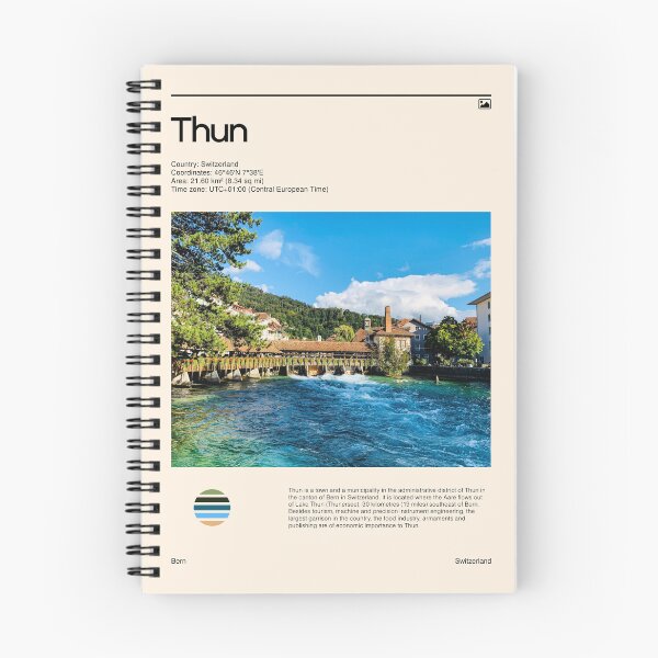 Item preview, Visit Thun, Switzerland (Travel poster) designed and sold by RabbitK.