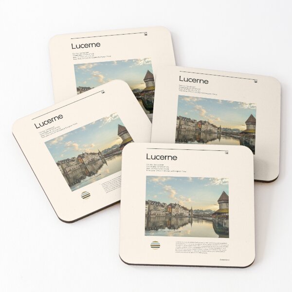 Item preview, Visit Lucerne, Switzerland (Travel poster) designed and sold by RabbitK.