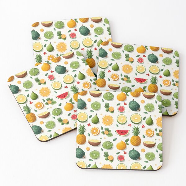 Item preview, Tropical Fruits pattern seamless 6 designed and sold by Tem‑Tip of pen.