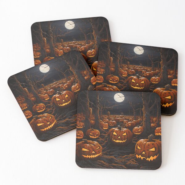 Item preview, Midnight Marvels: The Luminary Pumpkin Grove designed and sold by Viktor Surzhko.