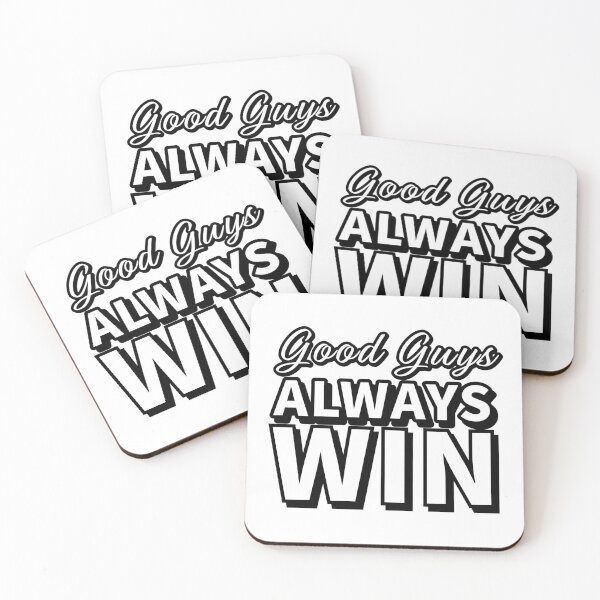 Item preview, Good Guys Always Win designed and sold by birdyness.