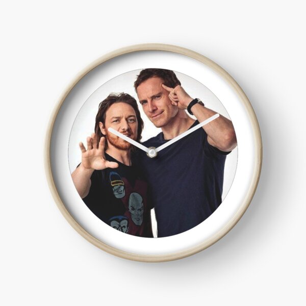 Fassbender and McAvoy Clock