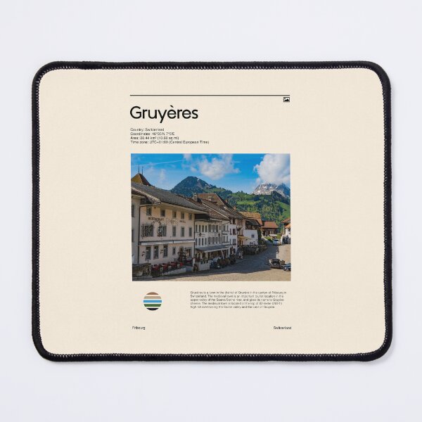 Item preview, Visit Gruyères, Switzerland (Travel poster) designed and sold by RabbitK.