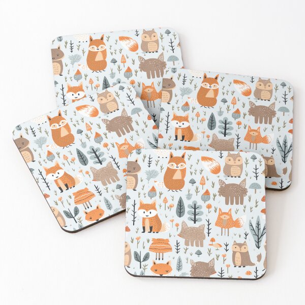 Artikelvorschau, Woodland Creatures Nahtloses digitales Papier entworfen und verkauft von Bundit37.