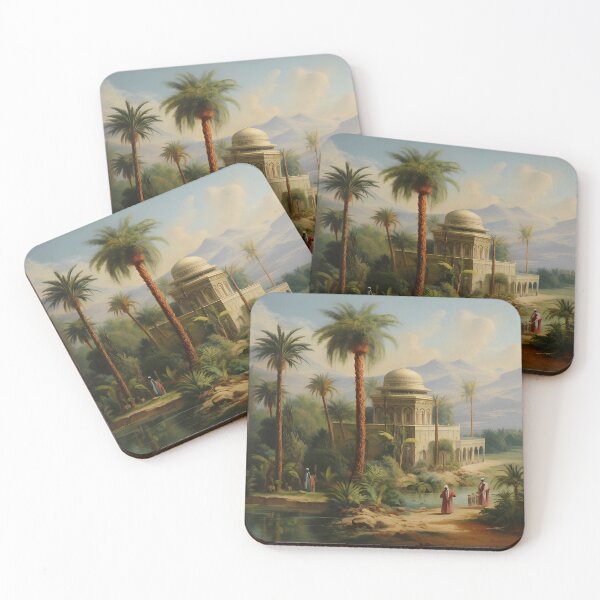 Item preview, Orientalist Exotic Middle Eastern Landscape designed and sold by Myra365Art.