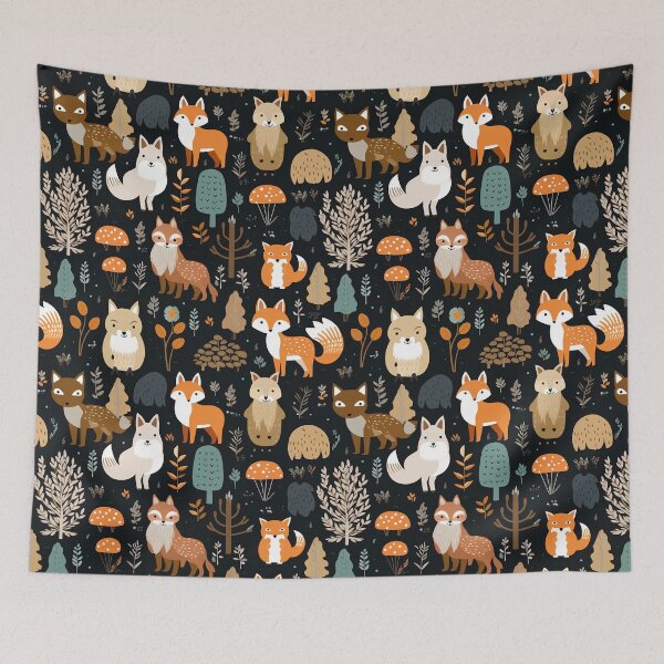 Artikelvorschau, Woodland Creatures Nahtloses digitales Papier entworfen und verkauft von Bundit37.