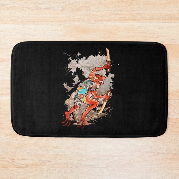 Item preview, Japanese frog (irezumi style) designed and sold by IrezumiZoo.