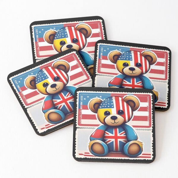 Item preview, stamp teddy bear so cute  designed and sold by Touchdao.