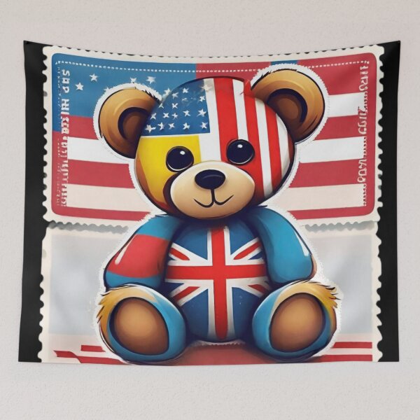 Item preview, stamp teddy bear so cute  designed and sold by Touchdao.