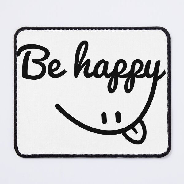 Item preview, Personalized products with text Be Happy (Smile) designed and sold by ShoppingKazkar.