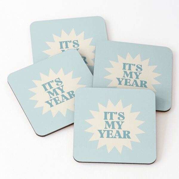 Item preview, It's My Year Sticker designed and sold by danielalorenzo.