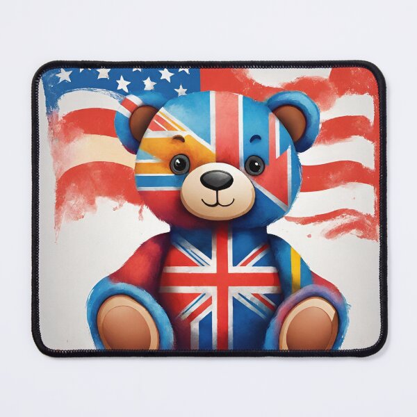 Item preview, postage flag teddy bear designed and sold by Touchdao.