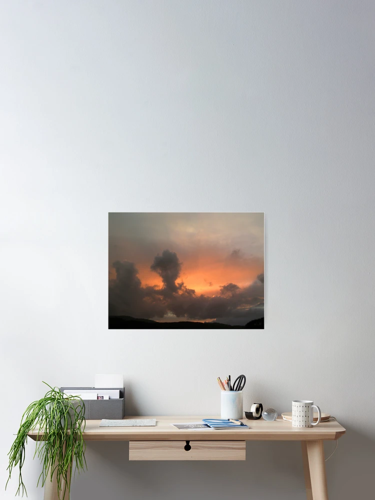 Thumbnail 2 of 3, Poster, Shieldaig Sunset 2 designed and sold by Elizabeth Austin-Craig.