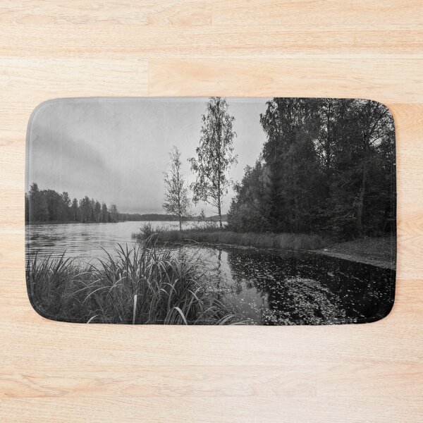 Item preview, Where the river turns into lake bw designed and sold by Jouko Lehto Photography.