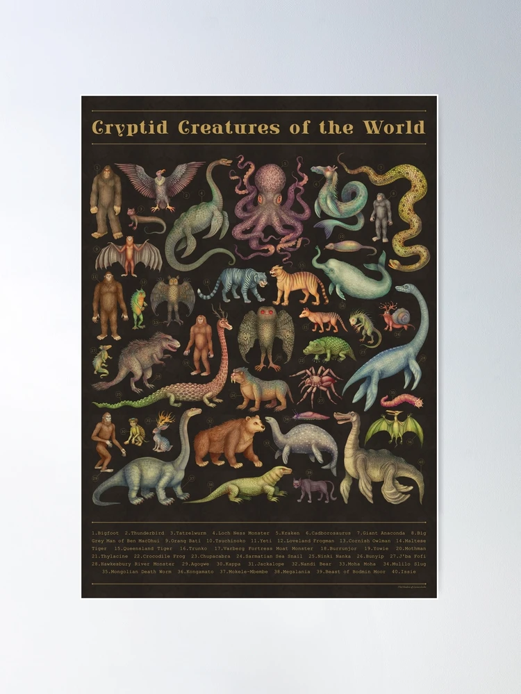 Cryptids of the World - YETI / Made to Order Designs by Big Bear Designs /  Cotton